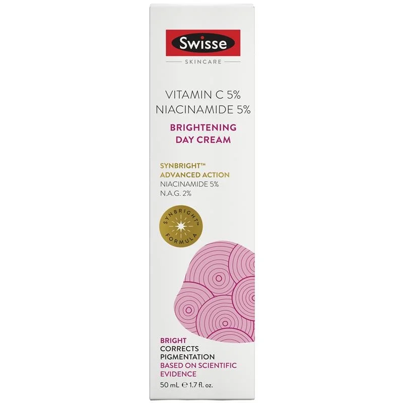 Swisse 5%维C+5%烟酰胺亮肤日霜（50g）